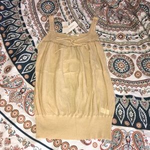 Banana Republic tan tank top